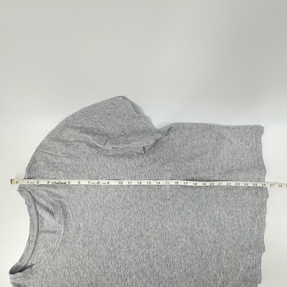 Eileen Fisher sz 2X Dark Pearl Gray Organic Cotton Elbow-Sleeve T-Shirt Dark New - Picture 8 of 12